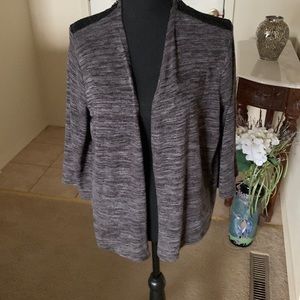 Time and Tru embroidered women’s open front cardigan